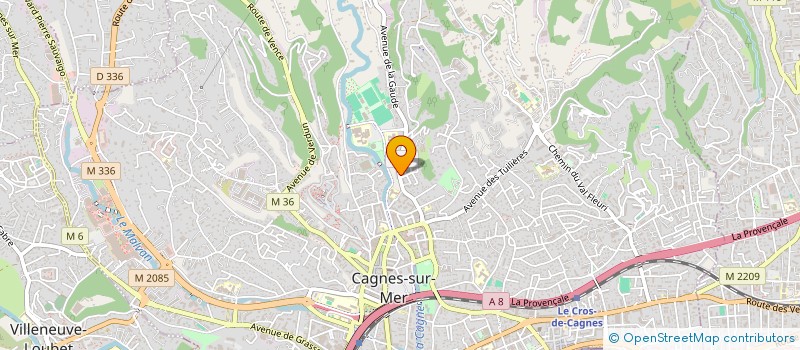 localisation de l'entreprise FA PROJECTS  VENCE