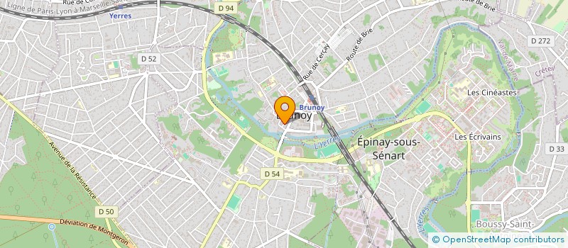 localisation de l'entreprise FA RENOVATION à BRUNOY