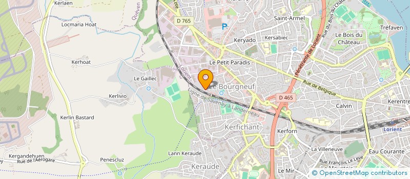 localisation de l'entreprise FA.RM  LORIENT