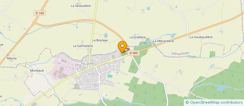 localisation de l'entreprise FA SHOES  NUAILLE