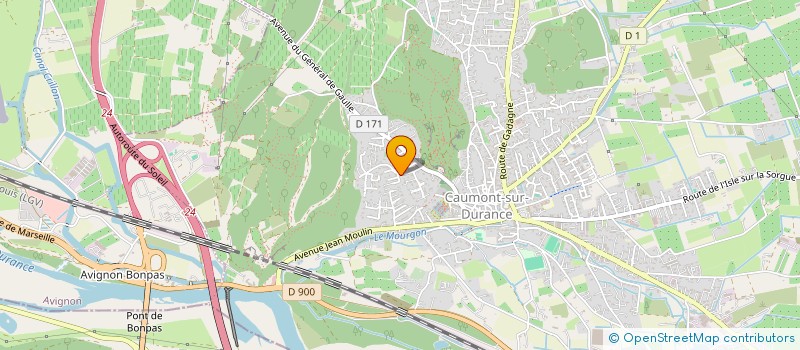 localisation de l'entreprise FA.SI.LA. CAUMONT  CAUMONT-SUR-DURANCE