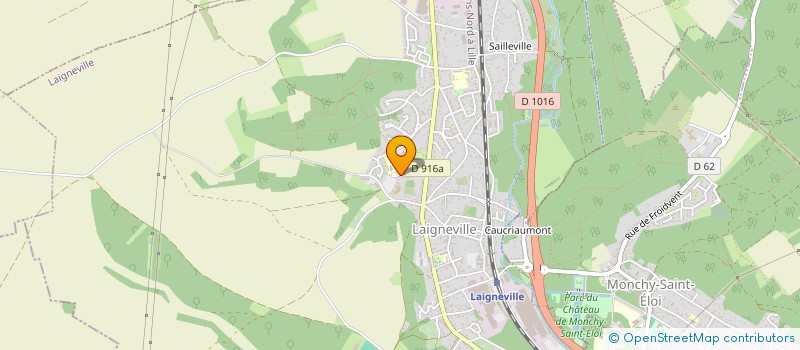 localisation de l'entreprise FA SI LA CHANTER  LAIGNEVILLE
