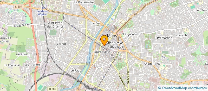 localisation de l'entreprise FA SI LA CROQUER  LE MANS