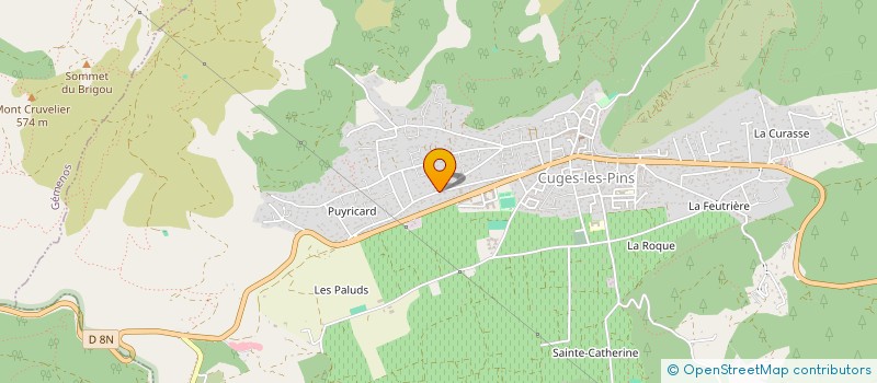 localisation de l'entreprise FA SI LA DANSER  CUGES-LES-PINS