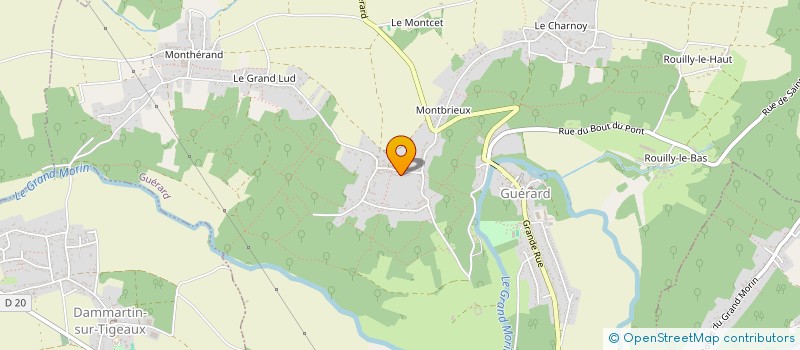 localisation de l'entreprise FA SI LA TALENTS  GUERARD