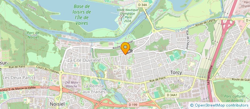 localisation de l'entreprise FA SPORTS à TORCY
