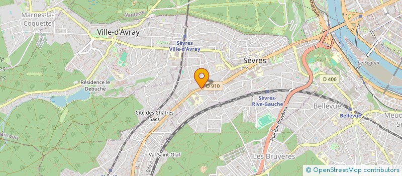 localisation de l'entreprise FA SUSHIS  SEVRES