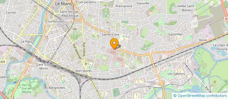 localisation de l'entreprise FA THEME à LE MANS