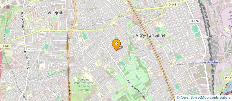 localisation de l'entreprise FA WANG CHAN SI à VITRY-SUR-SEINE