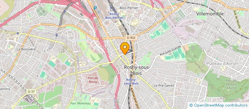 localisation de l'entreprise FA-XIANG à ROSNY-SOUS-BOIS