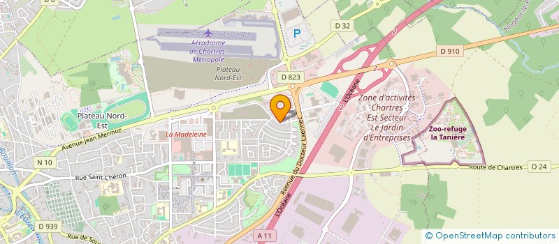 localisation de l'entreprise FA ZHAN à CHARTRES