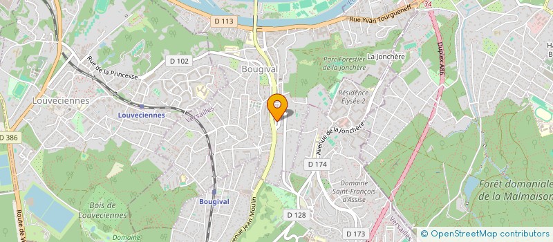 localisation de l'entreprise FA2C HOME & STYLE  BOUGIVAL