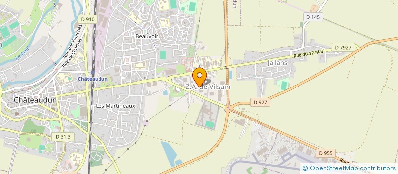 localisation de l'entreprise FA2C IMMO à CHATEAUDUN