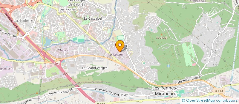 localisation de l'entreprise FA2G à LES PENNES-MIRABEAU