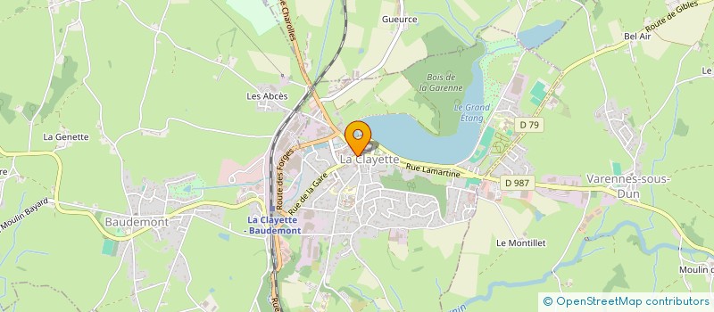 localisation de l'entreprise FA2L  LA CLAYETTE