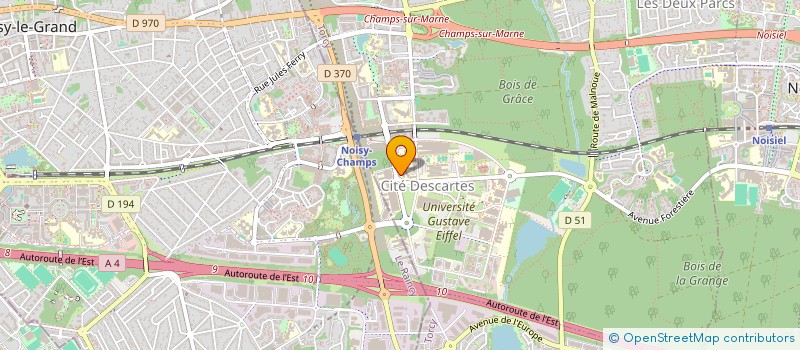 localisation de l'entreprise FA2L RESTAURATION  CHAMPS-SUR-MARNE