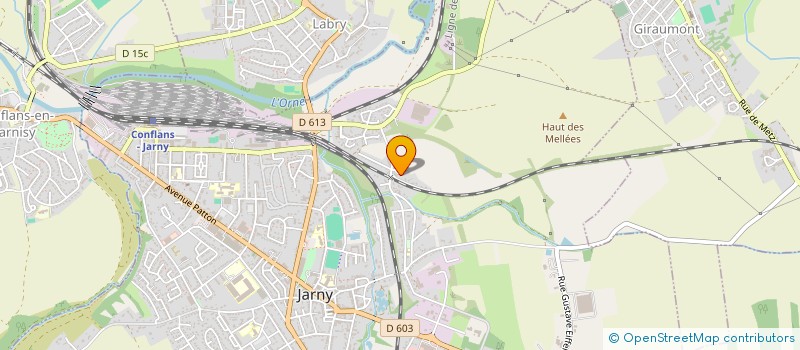 localisation de l'entreprise FA2P  JARNY