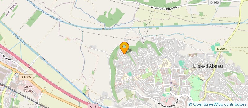 localisation de l'entreprise FA2S REPARE  L'ISLE-D'ABEAU