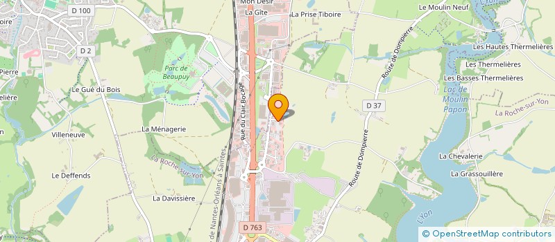 localisation de l'entreprise FA2T à TREIZE-SEPTIERS