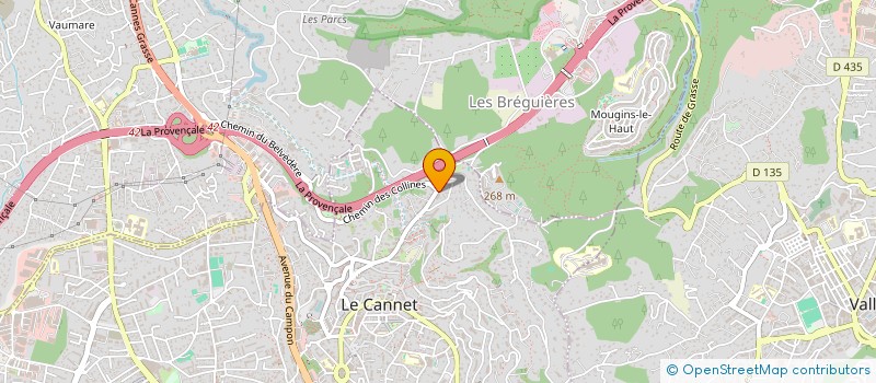 localisation de l'entreprise FA2Z SOLUTIONS à LE CANNET
