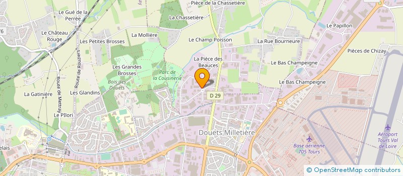 localisation de l'entreprise FA37 LOGISTIQUE  NOTRE-DAME-D'OE