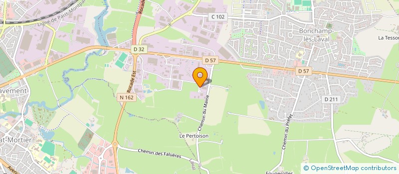 localisation de l'entreprise FA53-2  BONCHAMP-LES-LAVAL