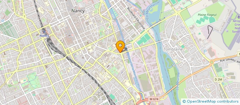 localisation de l'entreprise FA54  NANCY