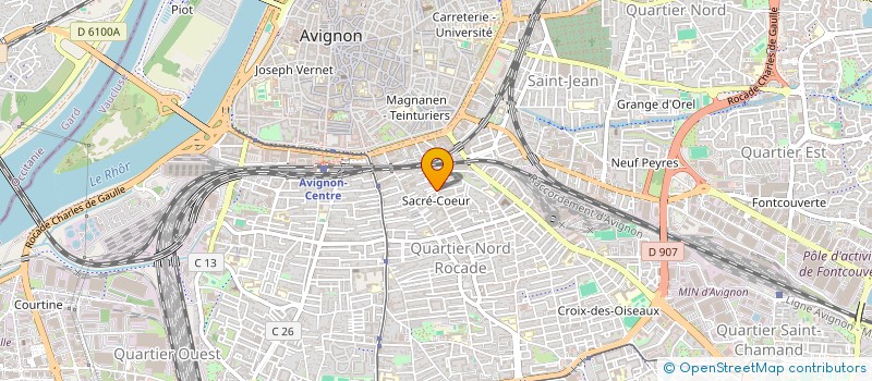 localisation de l'entreprise FAA  AVIGNON