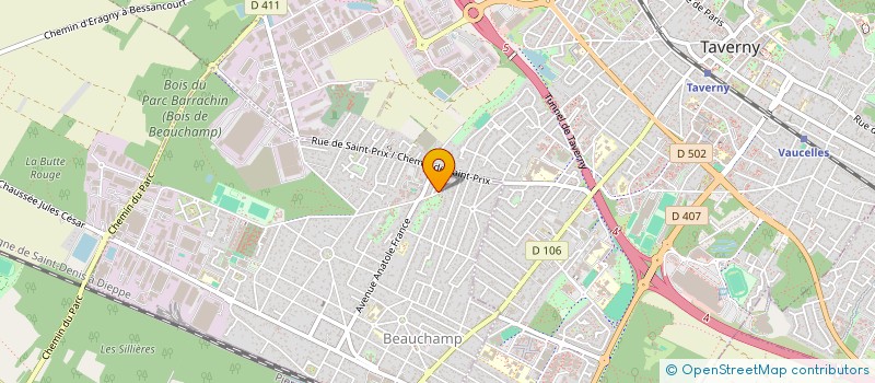 localisation de l'entreprise FAAB-IMMO  BEAUCHAMP