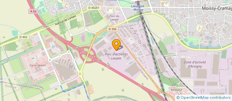 localisation de l'entreprise FAAC ENTRANCE SOLUTIONS FRANCE à LIEUSAINT