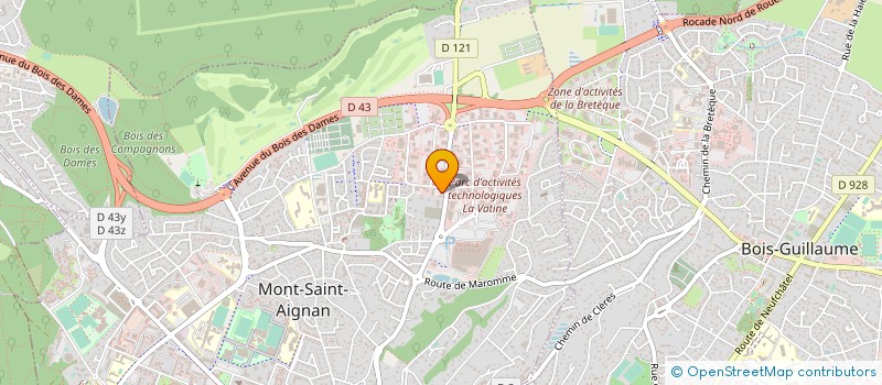 localisation de l'entreprise FAACSTE FOURNIT POUR AGENCE. à MONT-SAINT-AIGNAN