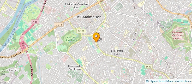 localisation de l'entreprise FAACULTI à RUEIL-MALMAISON