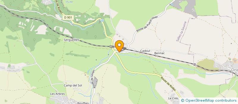 localisation de l'entreprise FAAPS  SALLES-LA-SOURCE