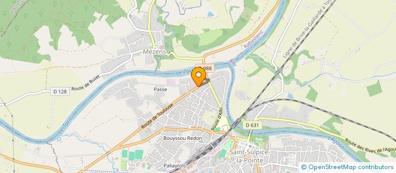 localisation de l'entreprise FAARH à SAINT-SULPICE-LA-POINTE