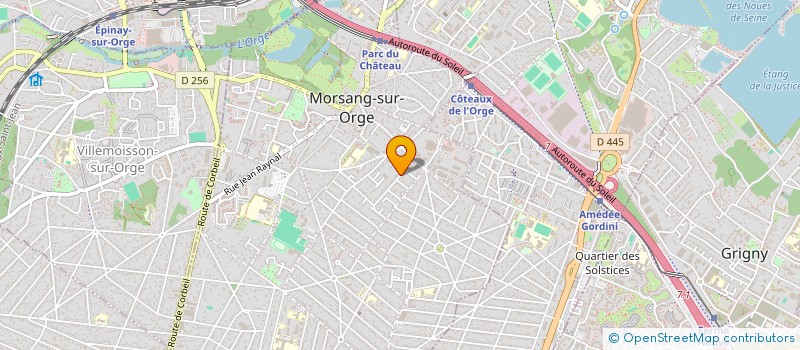 localisation de l'entreprise FAB 4 à MORSANG-SUR-ORGE