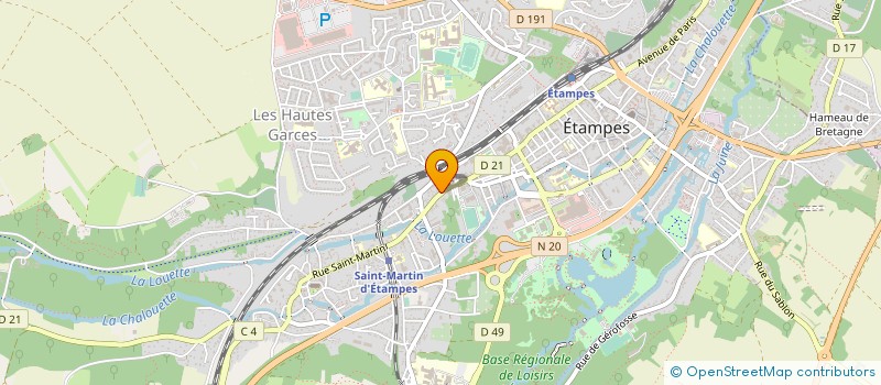 localisation de l'entreprise FAB  ETAMPES