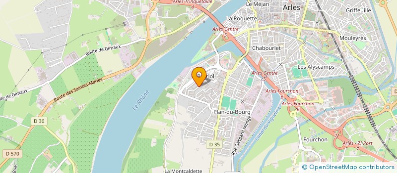 localisation de l'entreprise FAB à ARLES