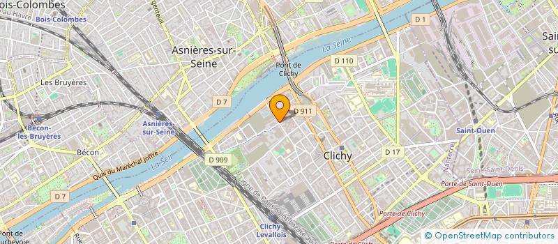 localisation de l'entreprise FAB à CLICHY
