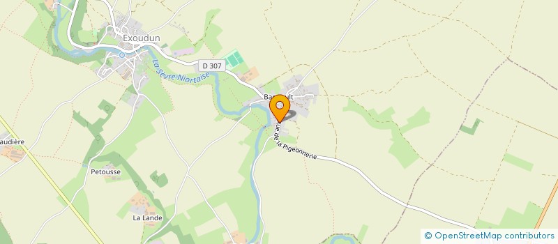 localisation de l'entreprise FAB  EXOUDUN