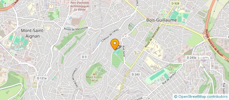 localisation de l'entreprise FAB  BOIS-GUILLAUME