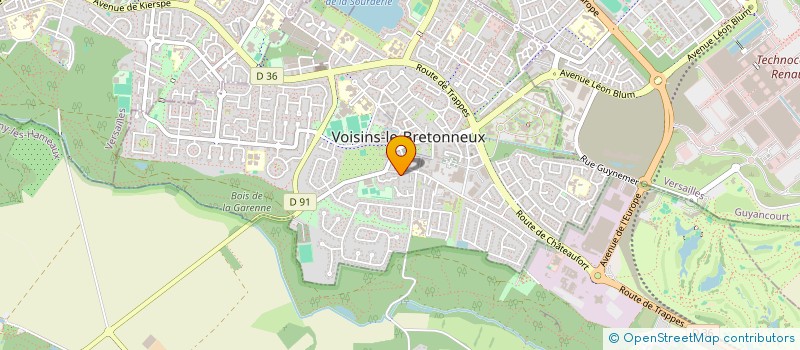 localisation de l'entreprise FAB'ACTION à VOISINS-LE-BRETONNEUX