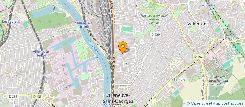 localisation de l'entreprise FAB AUTO  VILLENEUVE-SAINT-GEORGES