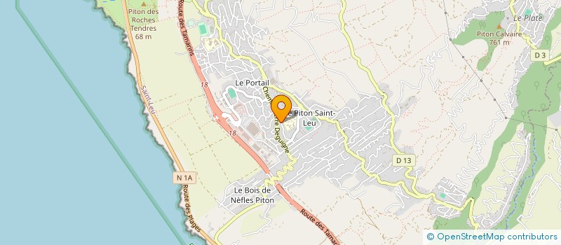 localisation de l'entreprise FAB BTP à SAINT-LEU