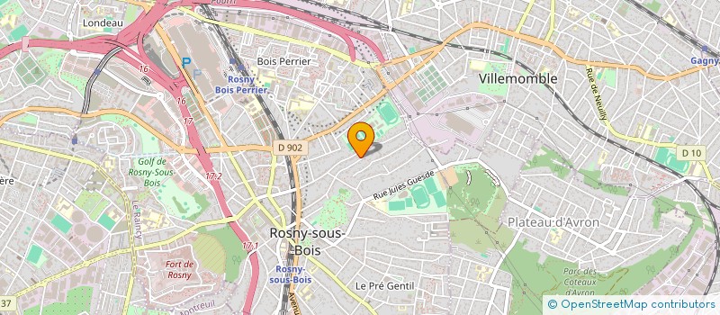 localisation de l'entreprise FAB CLASS DRIVE à ROSNY-SOUS-BOIS