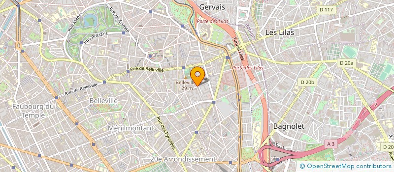 localisation de l'entreprise FAB & COM  PARIS