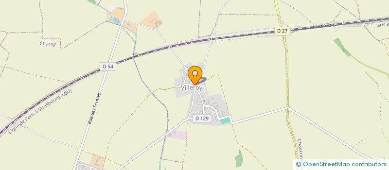 localisation de l'entreprise FAB COURTAGE TRAVAUX  VILLEROY