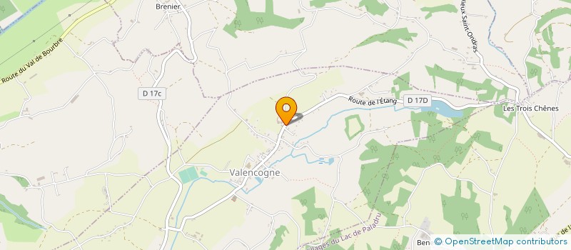 localisation de l'entreprise FAB DIF  VALENCOGNE