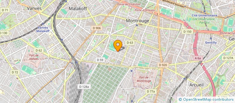 localisation de l'entreprise FAB EG à MONTROUGE