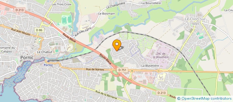 localisation de l'entreprise FAB'ELEC  PORNIC