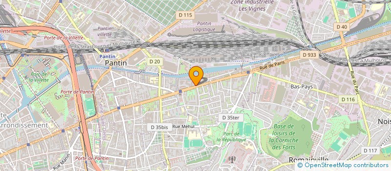 localisation de l'entreprise FAB'ELLES à PANTIN